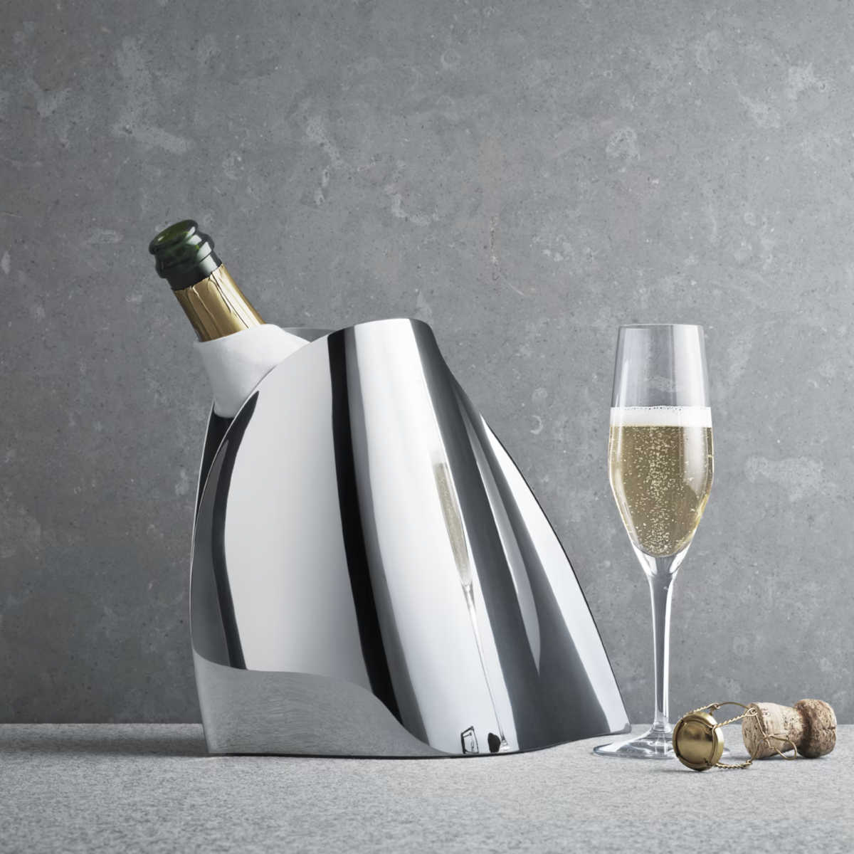 Goerg Jensen Indulgence Stainless Steel Champagne Cooler