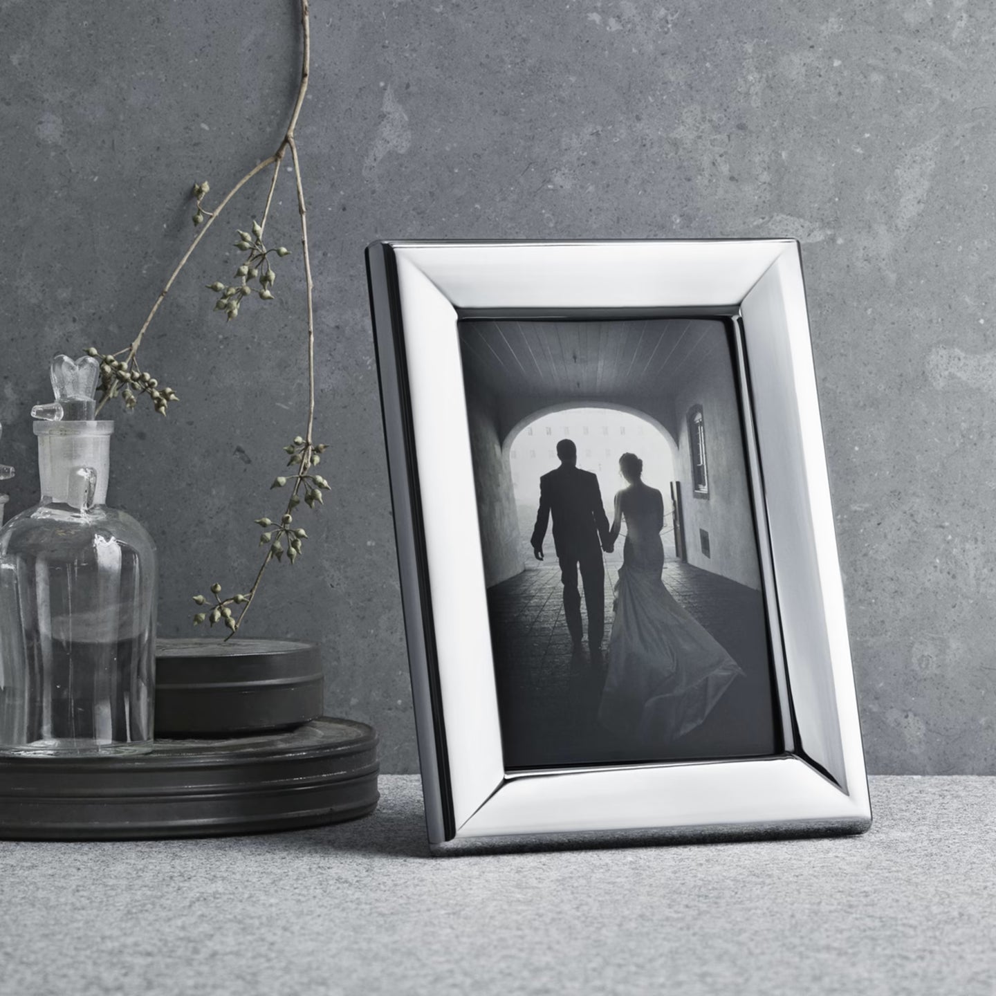 Georg Jensen Modern Picture Frame Stainless Steel 13x18cm | Minimax