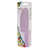 Appetito Kid's Safety Knife with Non-Stick Serrated Blade Pink