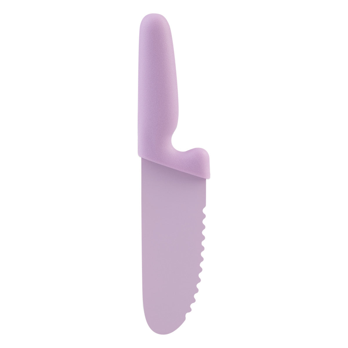 Appetito Kid's Safety Knife with Non-Stick Serrated Blade Pink