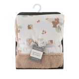 Little Linen Bushland Bear Baby Snuggle Blanket | Minimax