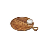 Epicurean Fromage Round Serving Board with Bowl 2 Piece