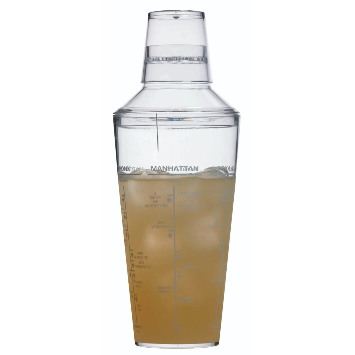 BarCraft Cocktail Shaker Acrylic 700ml