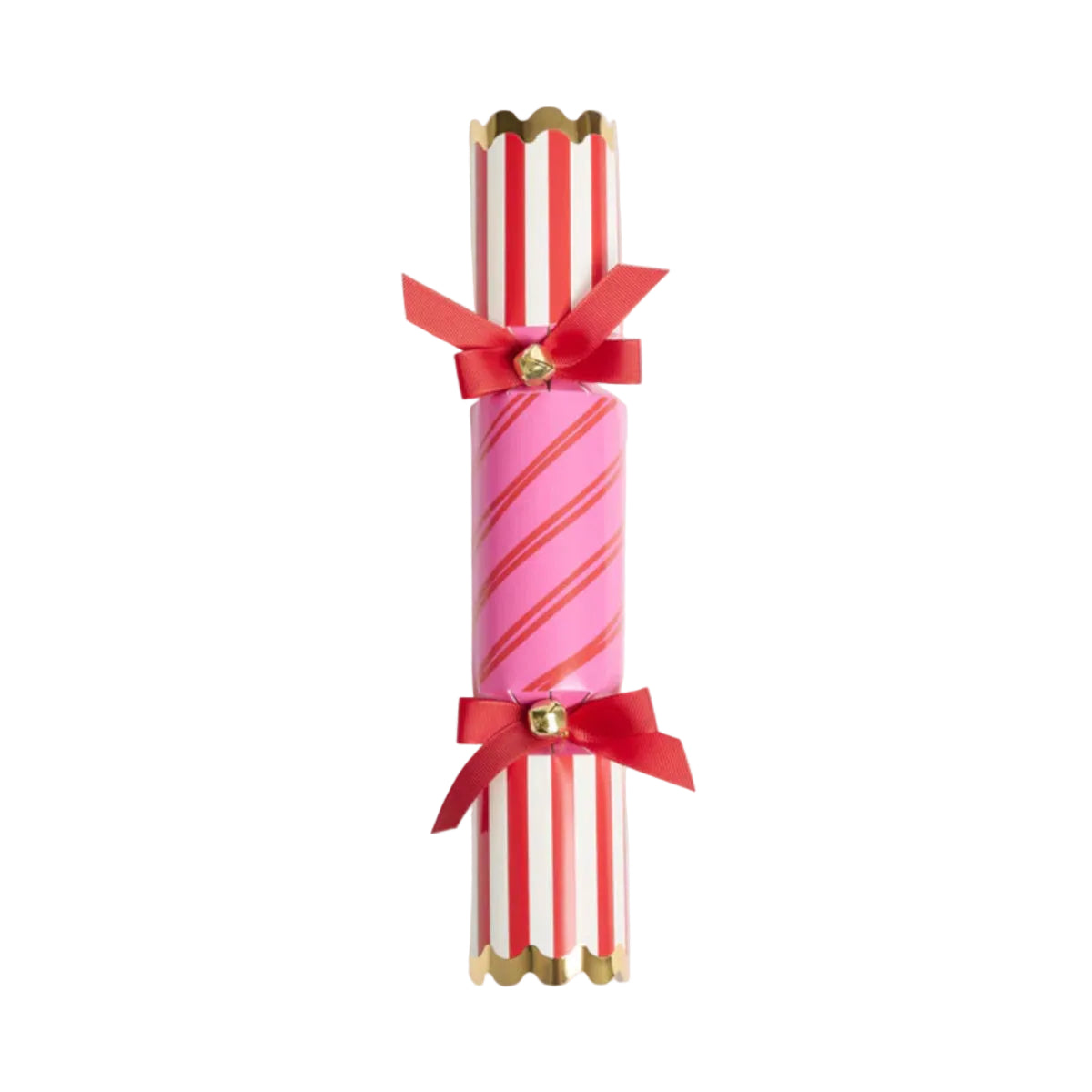 Vixen & Velvet Carnival Stripe Cracker Red/Pink Set of 6 | Minimax