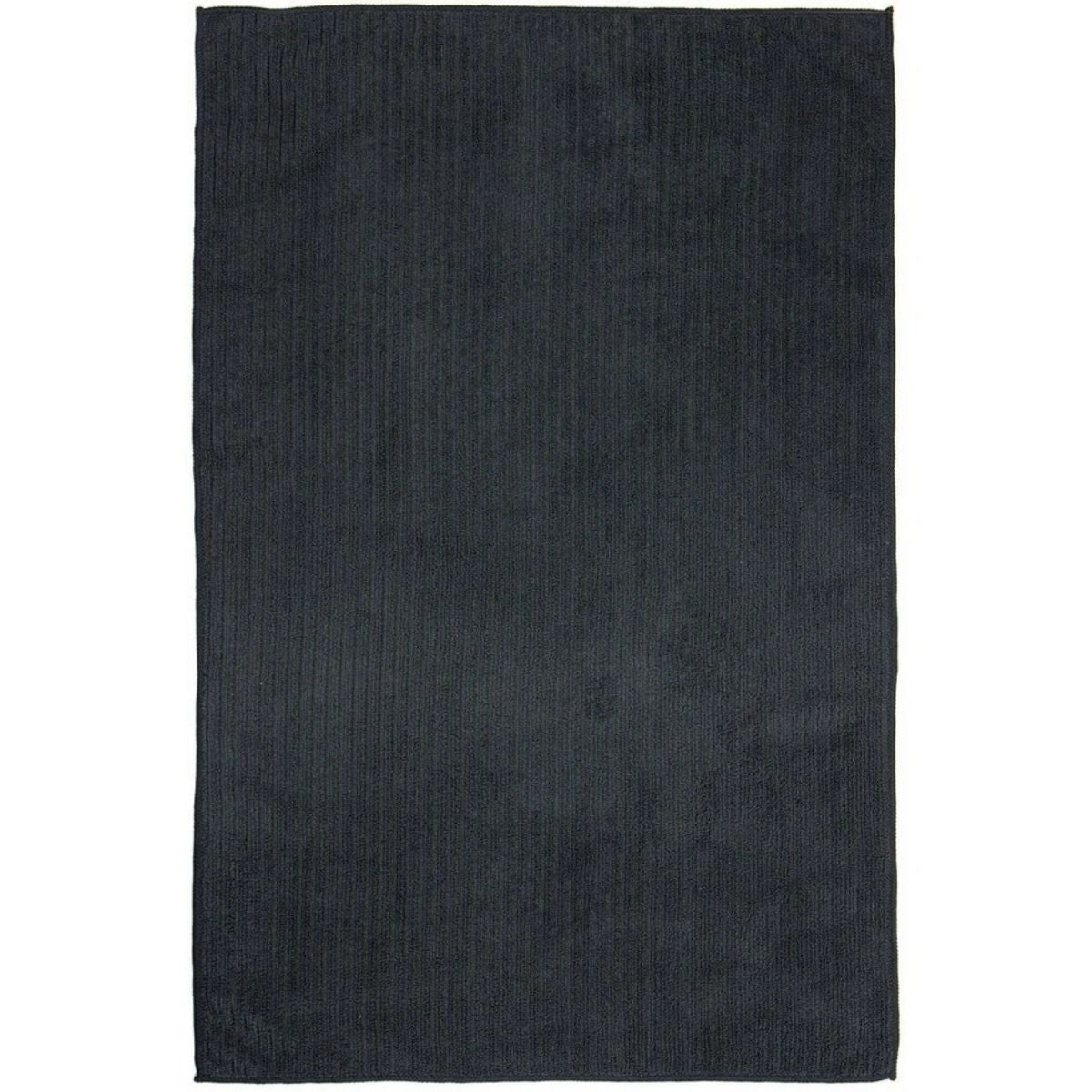 Ladelle Benton Microfibre Tea Towel Charcoal 4 Pack | Minimax