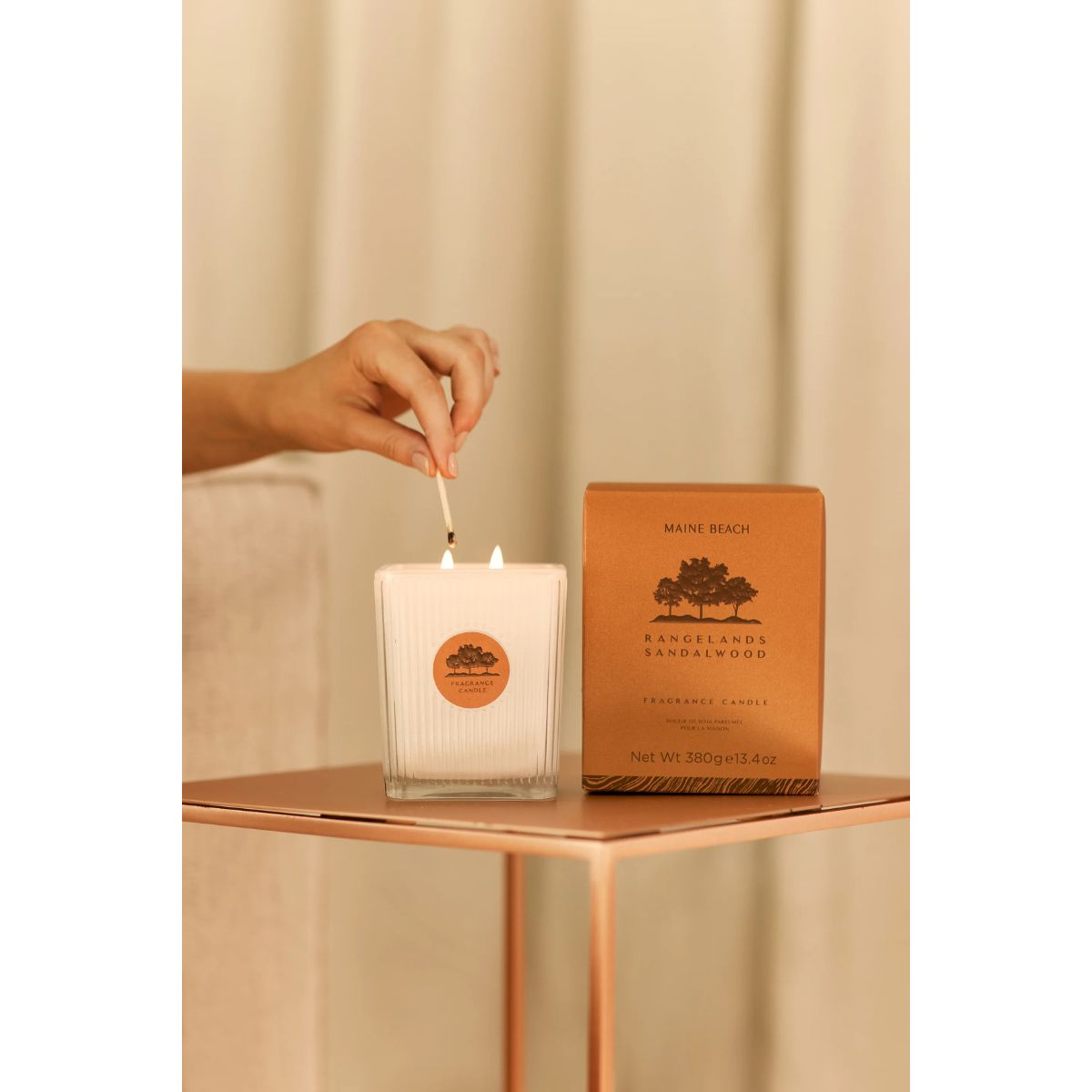 Maine Beach Rangelands Sandalwood Fragrance Candle 380g | Minimax