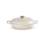 Le Creuset Signature Shallow Casserole Crème 30cm | Minimax