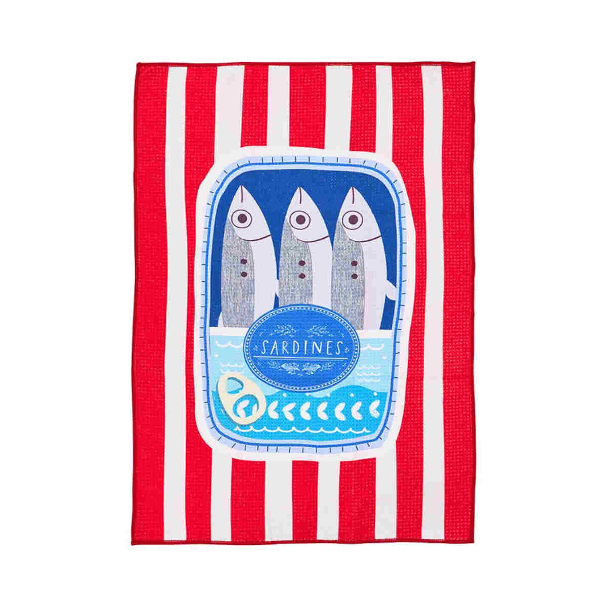 Annabel Trends Sardines Tea Towel