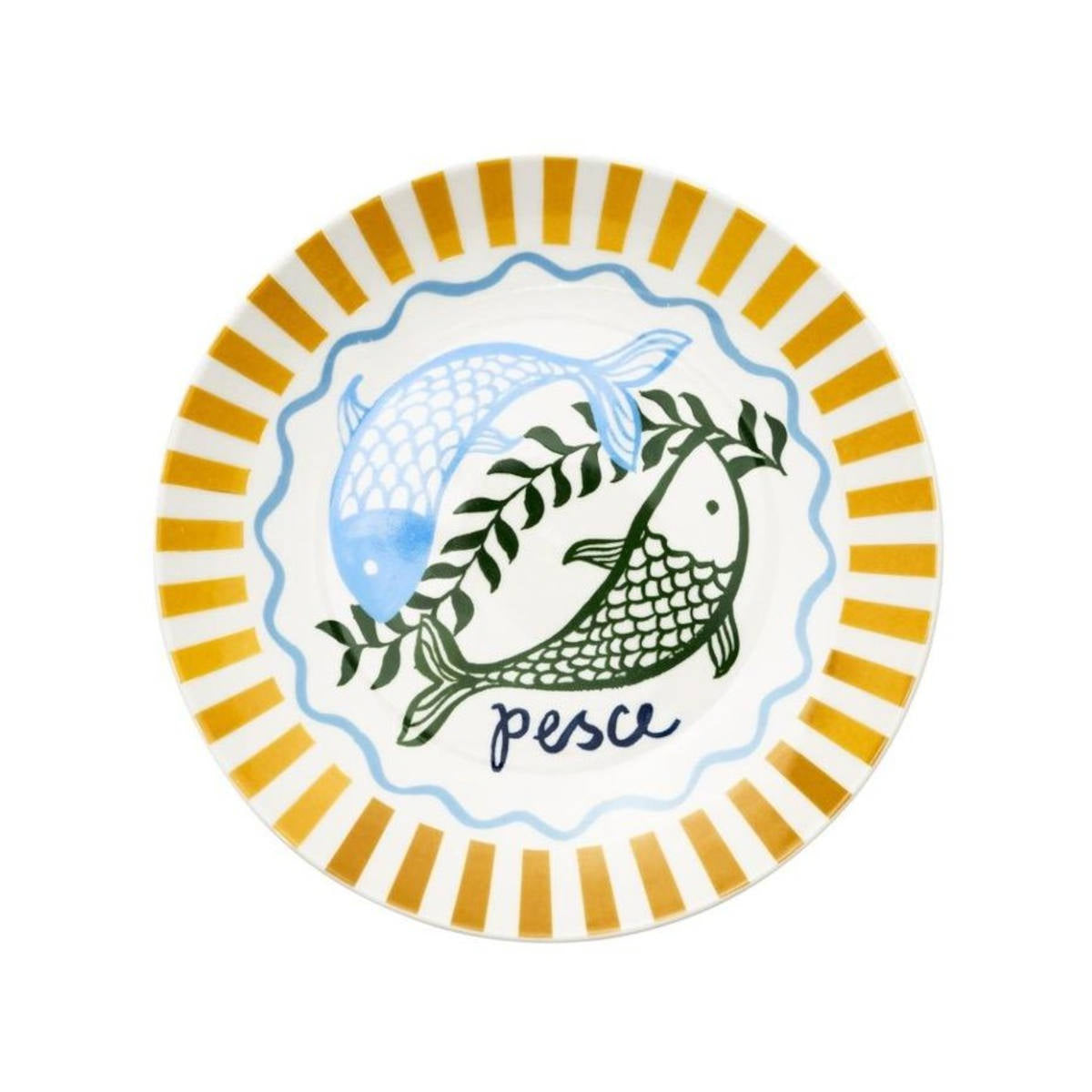 Porto Nautilus Side Plate Pesce 20cm