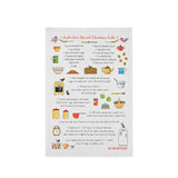 Red Tractor Designs Australian Harvest Christmas Cake Tea Towel 70x50cm