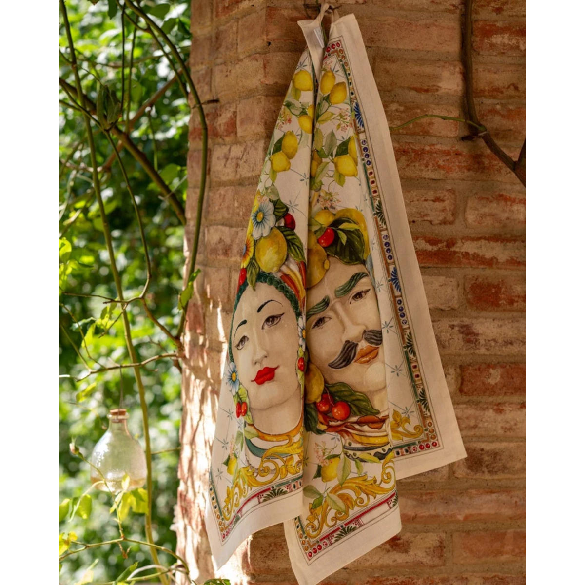Tessitura Toscana Telerie Zagara Uomo Tea Towel 50x70cm