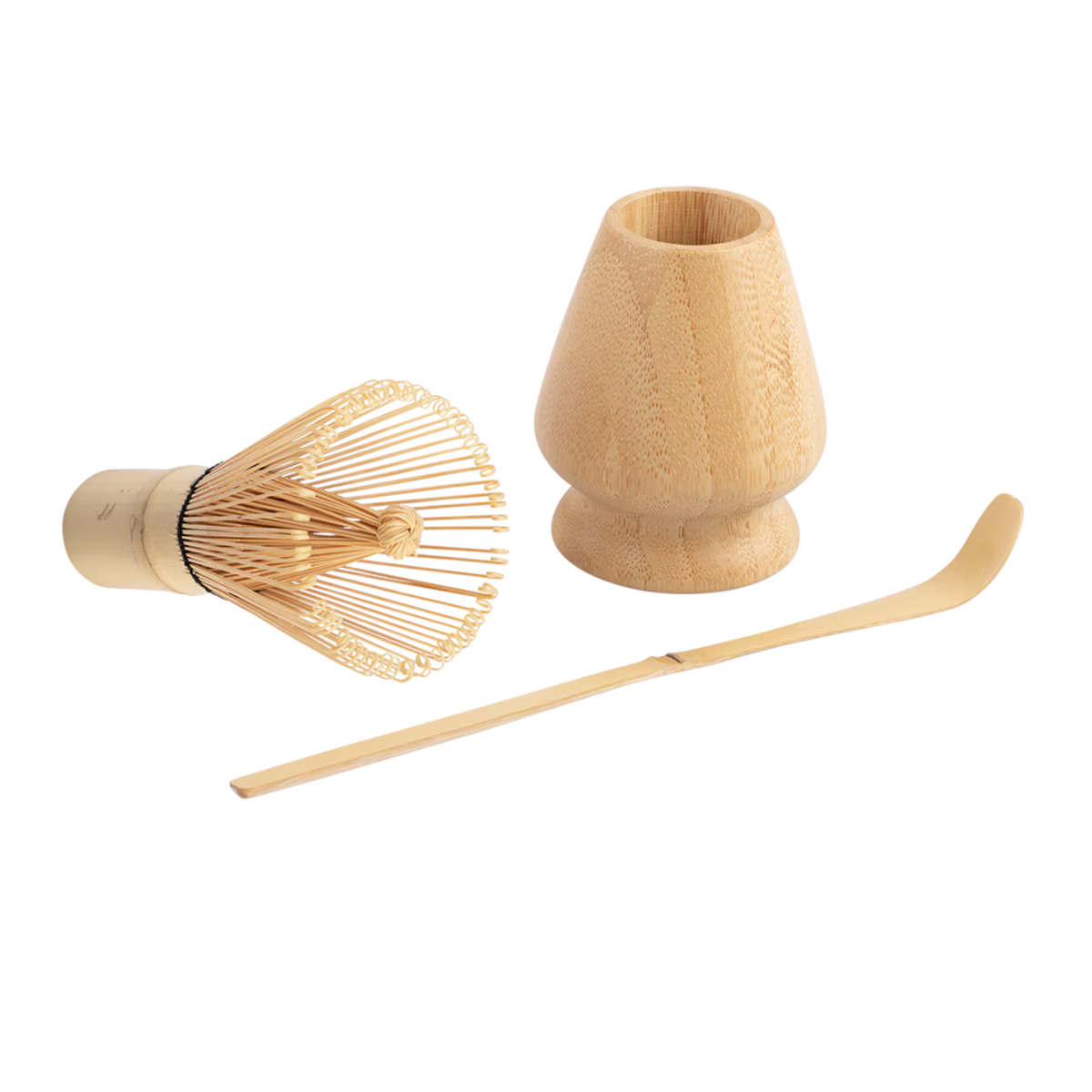 Teaology Bamboo Matcha Tea Whisk 3 Piece Set | Minimax