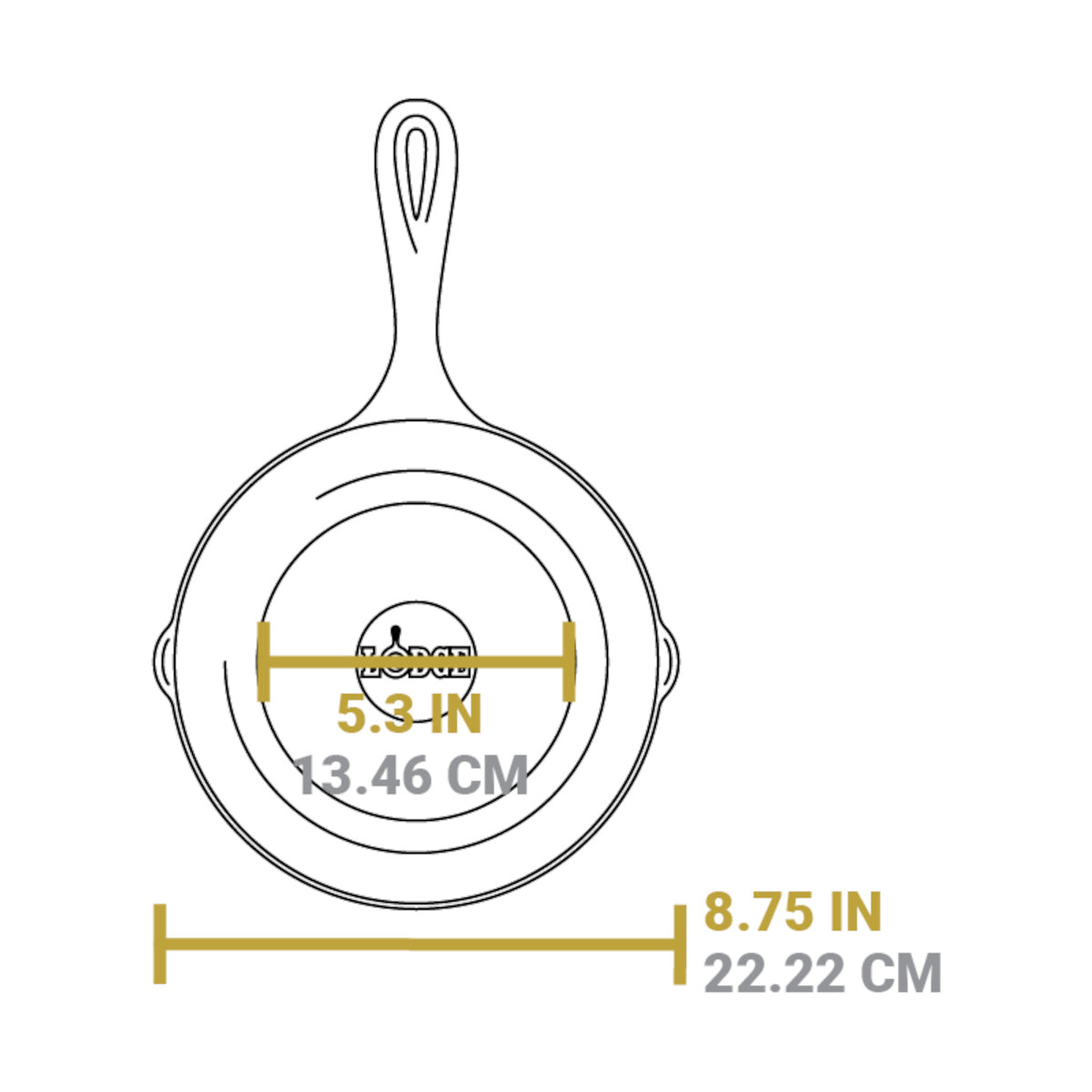 Lodge Chef's Skillet Set 3 Piece | Minimax