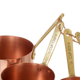 Davis & Waddell Heritage Copper & Brass Measuring Cup Set