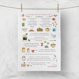 Red Tractor Designs Australian Harvest Christmas Cake Tea Towel 70x50cm