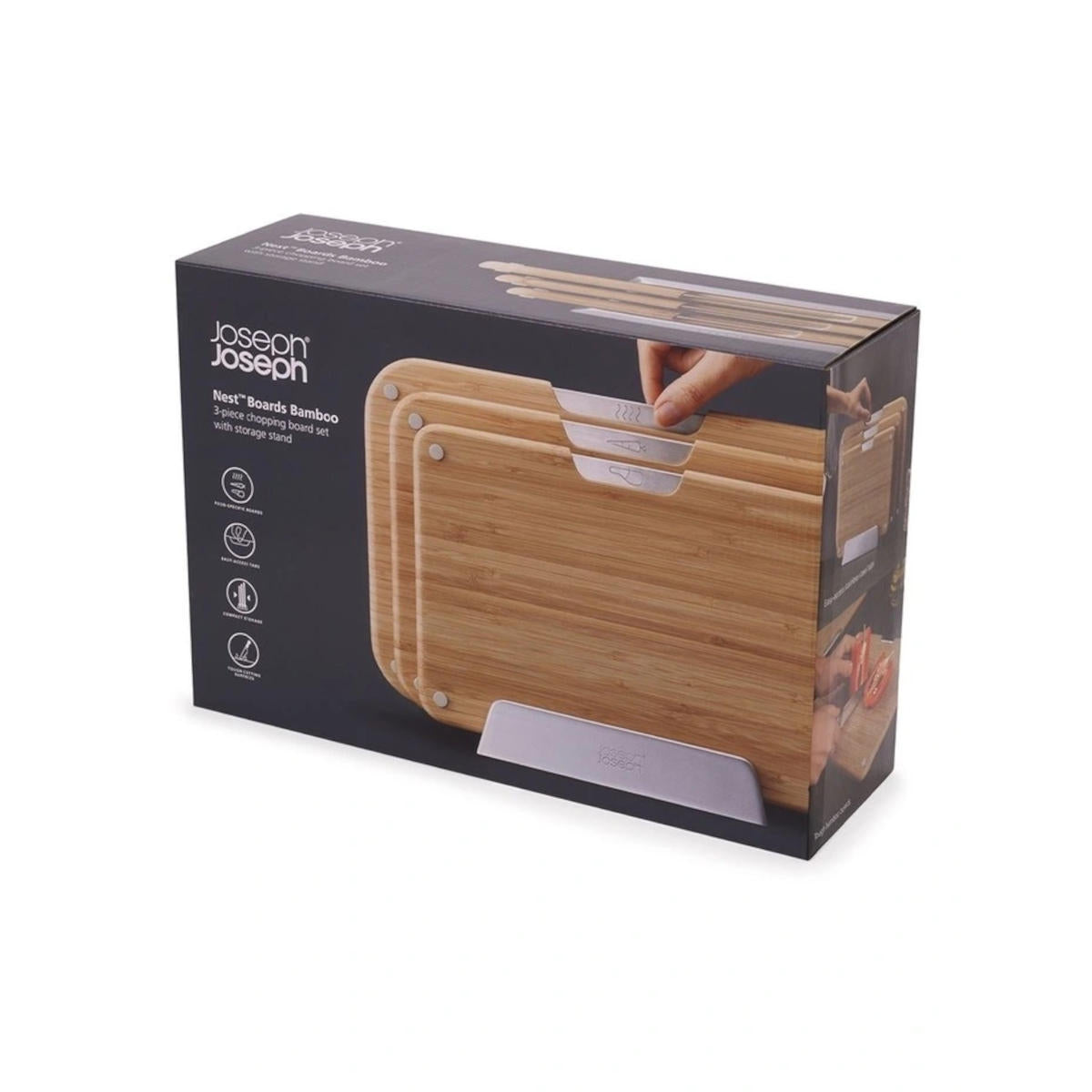Joseph Joseph Nest Bamboo Chopping Board Set