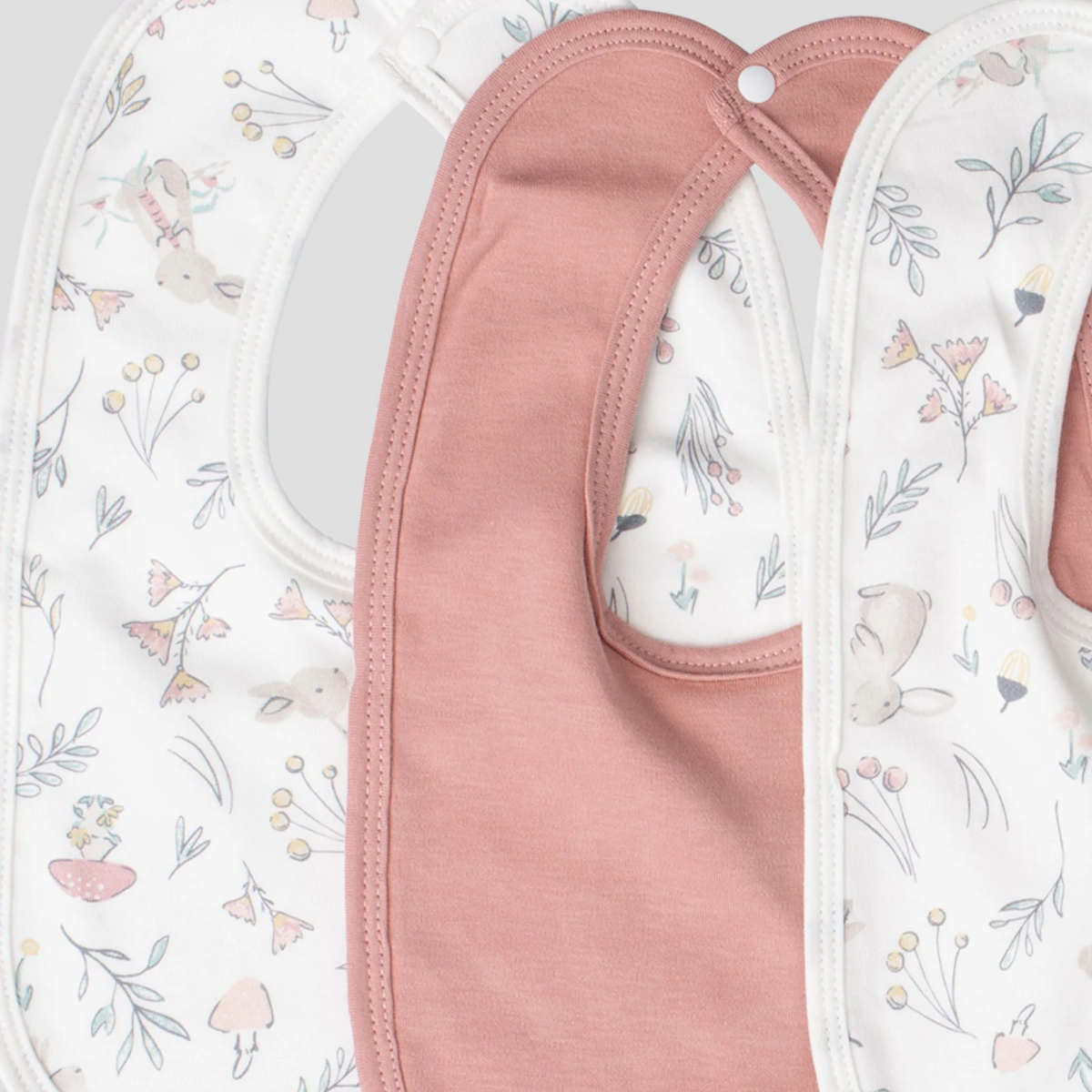 Little Linen Baby Jersey Bib Harvest Bunny (Pack of 5) | Minimax