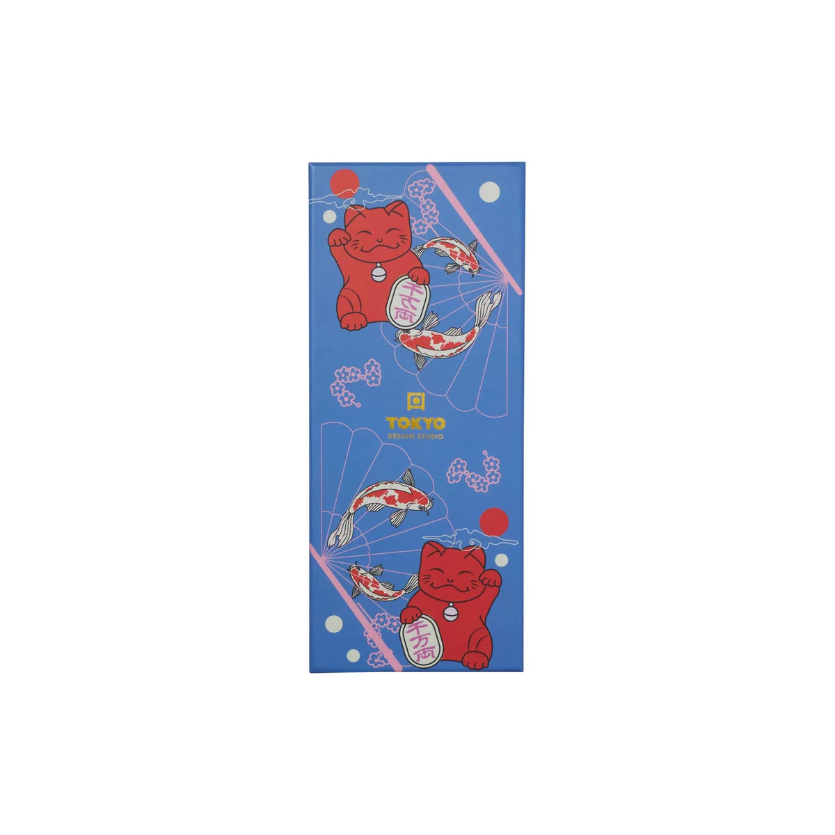 Tokyo Design Lucky Cat Chopstick with Rest 4 Pieces Set