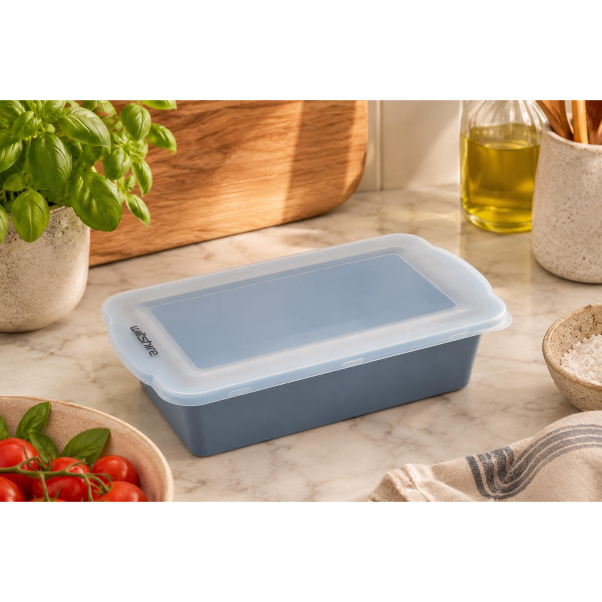 Wiltshire Silicone Prep Container with Lid 1 Portion 1L