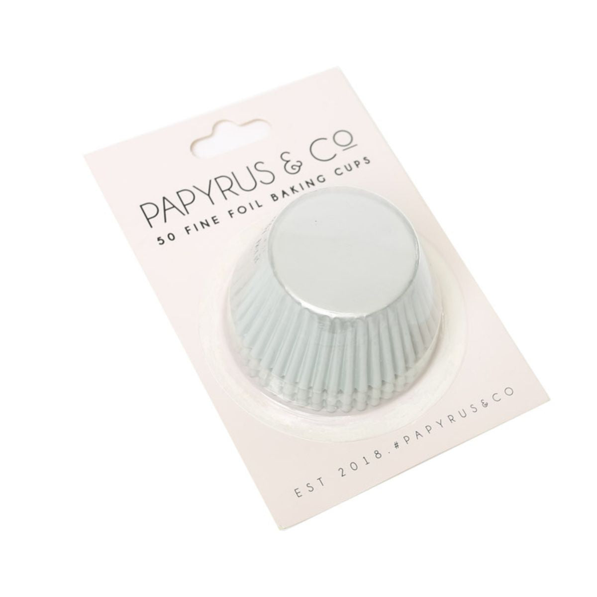 Papyrus Foil Baking Cups White Pack of 50