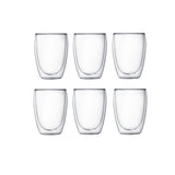 Bodum Pavina Double Wall Glasses Medium 350ml (Set of 6) | Minimax