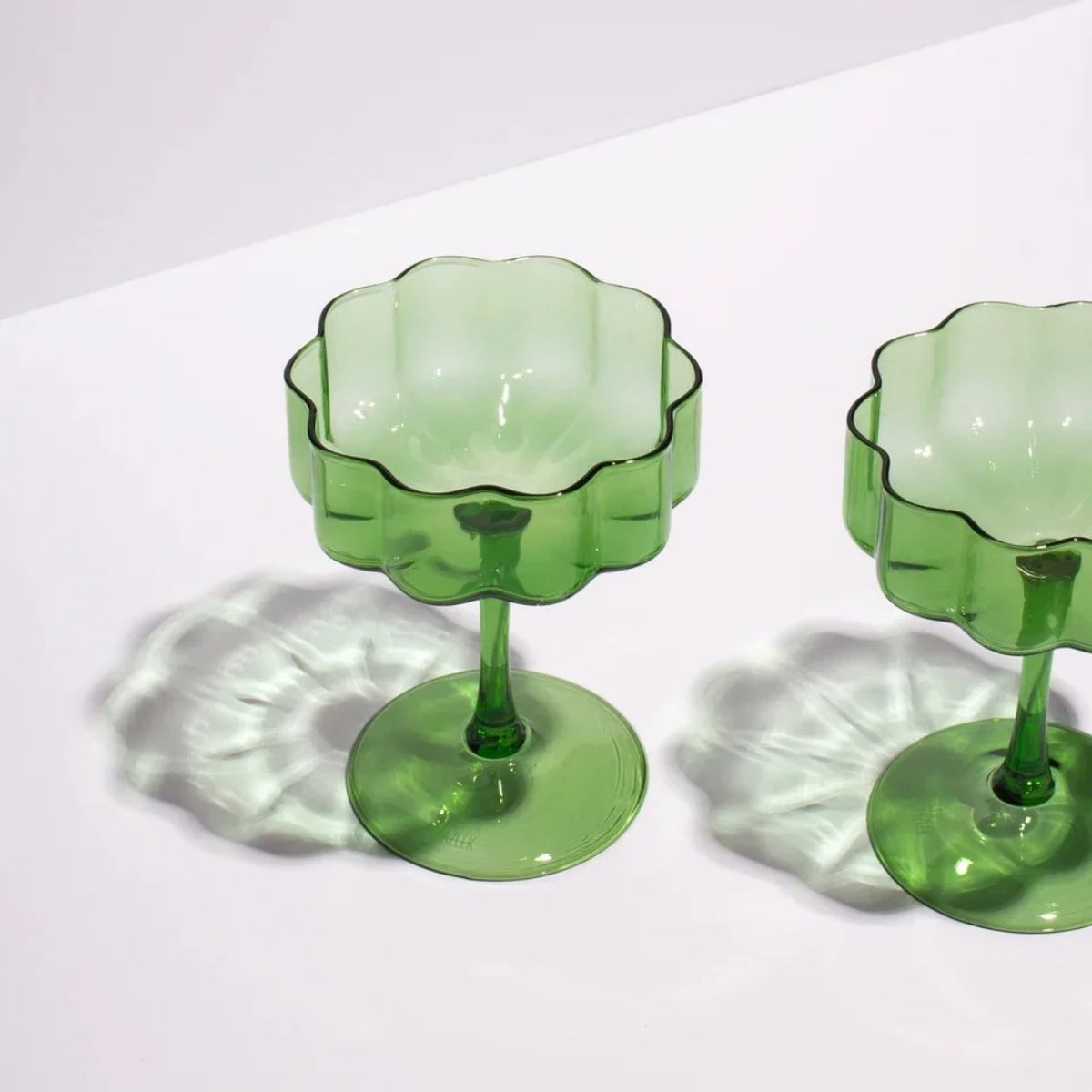 Fazeek Wave Coupe Green 250ml Set of 2