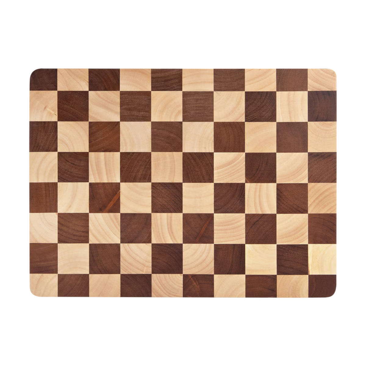 Alfresco Lane Checquered End Grain Cutting Board 40x30x2.5cm