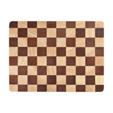 Alfresco Lane Checquered End Grain Cutting Board 40x30x2.5cm
