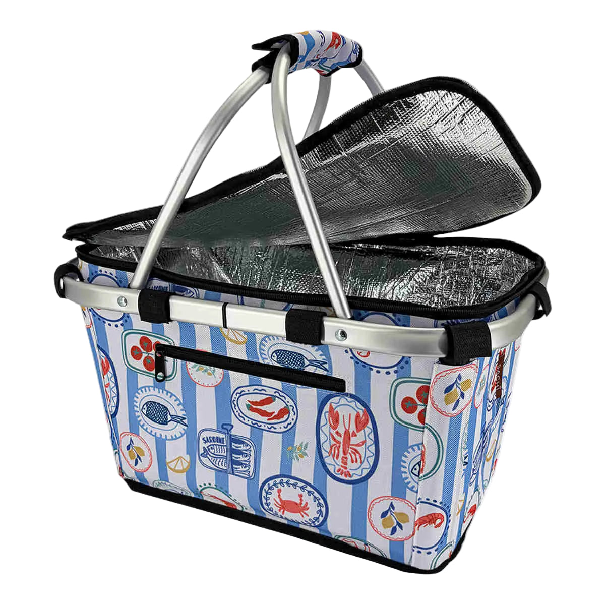 Sachi Insulated Carry Basket w/ Lid | Minimax