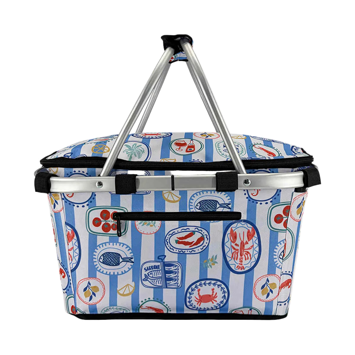 Sachi Insulated Carry Basket w/ Lid | Minimax