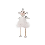 Noel Sitting Angel Gold White 19cm