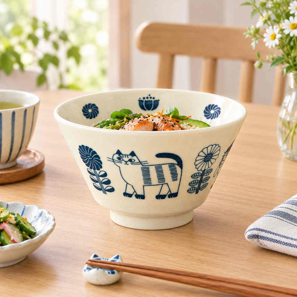 Concept Japan Fikalycka Cat Bowl Navy | Minimax