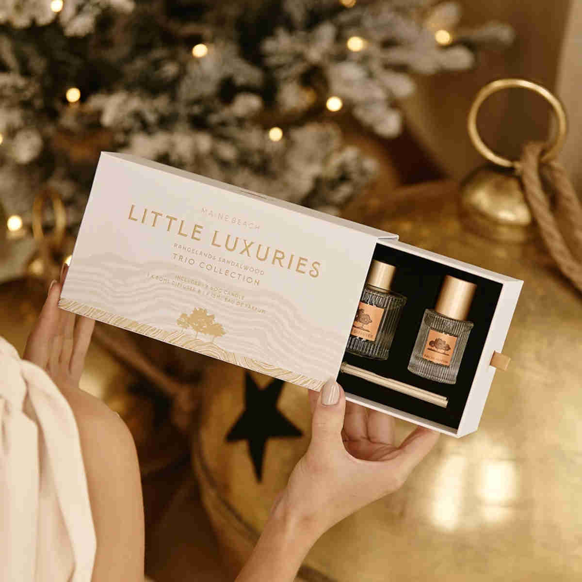 Maine Beach Rangelands Sandalwood Little Luxuries Trio Collection | Minimax