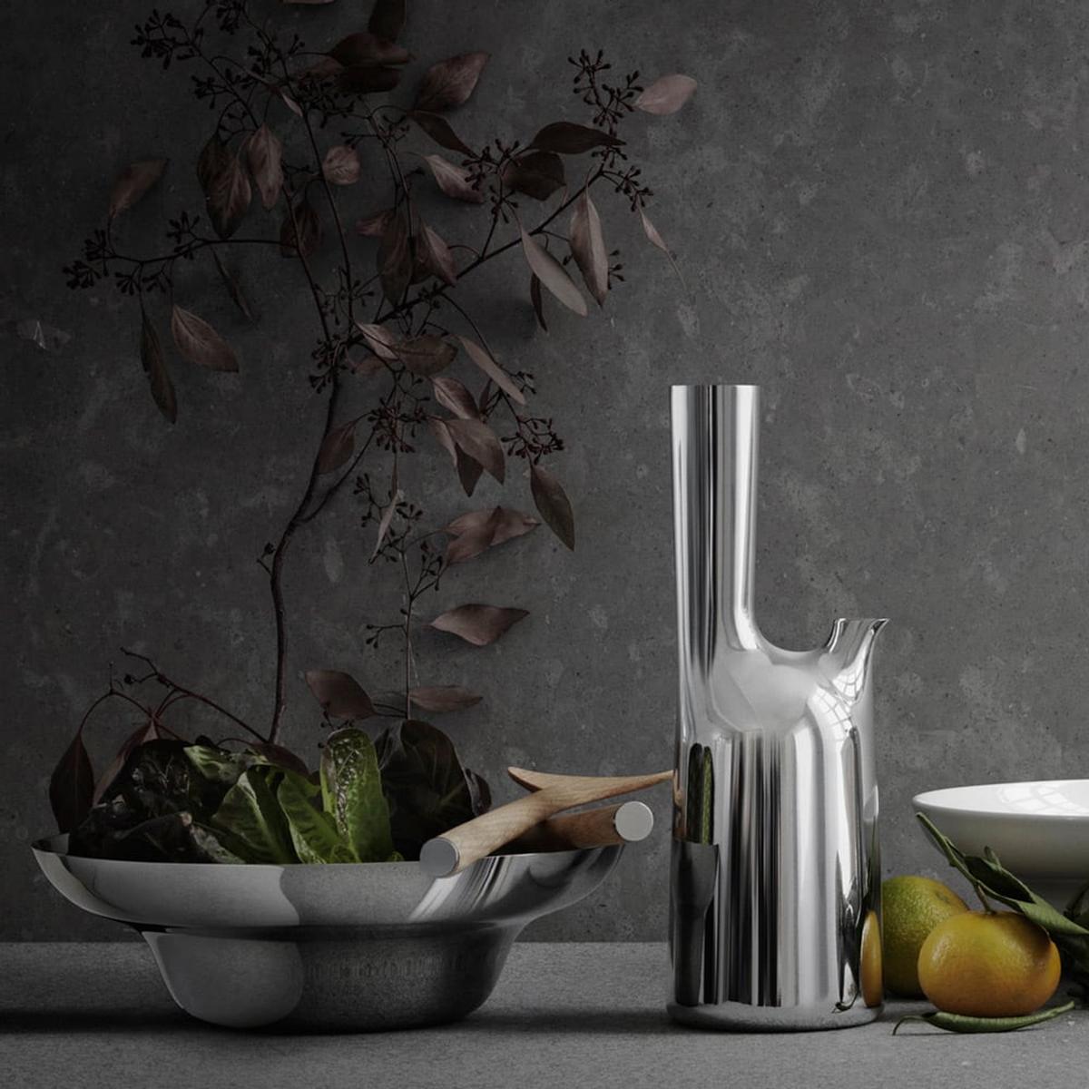 Georg Jensen Alfredo Salad Bowl & Salad Servers | Minimax