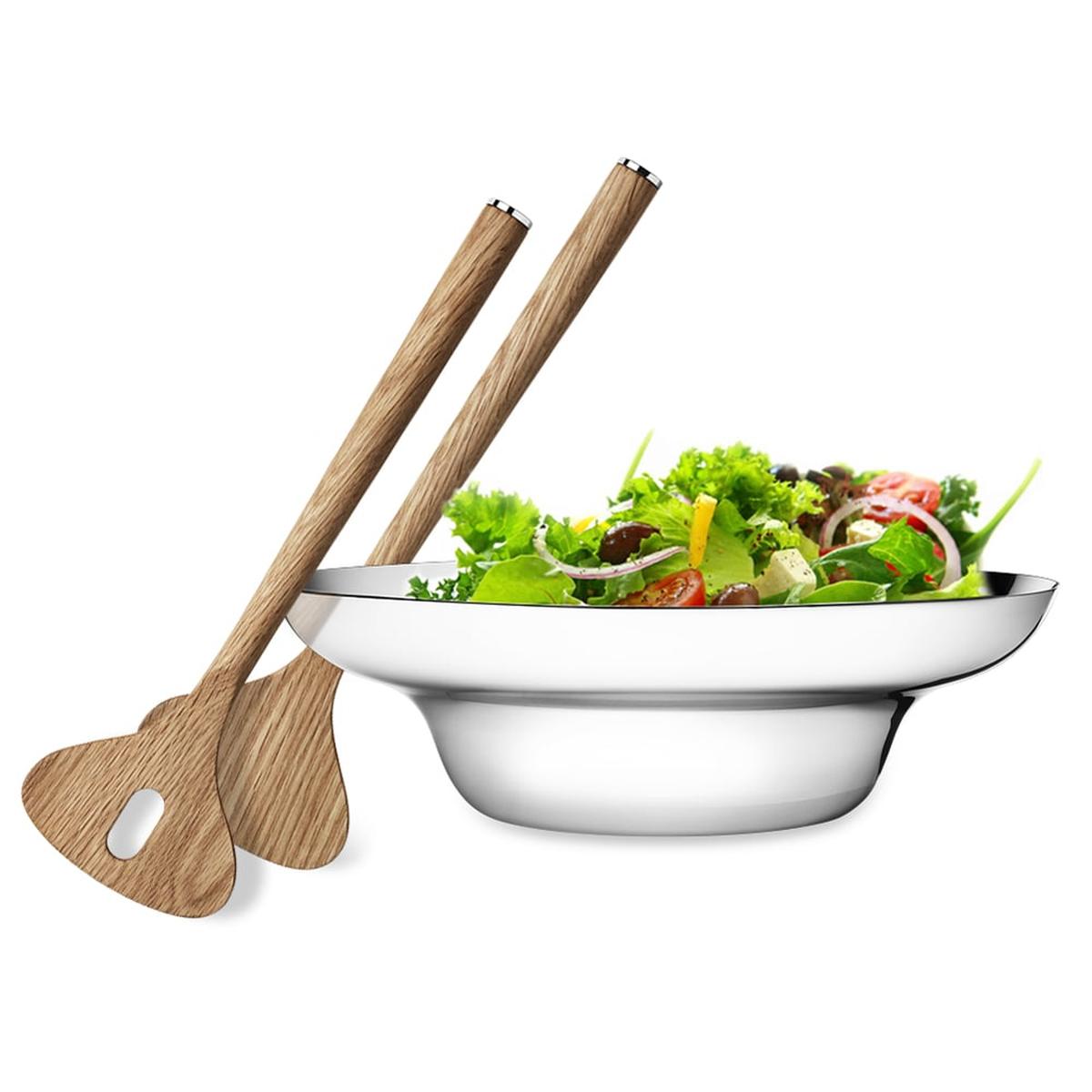 Georg Jensen Alfredo Salad Bowl & Salad Servers | Minimax