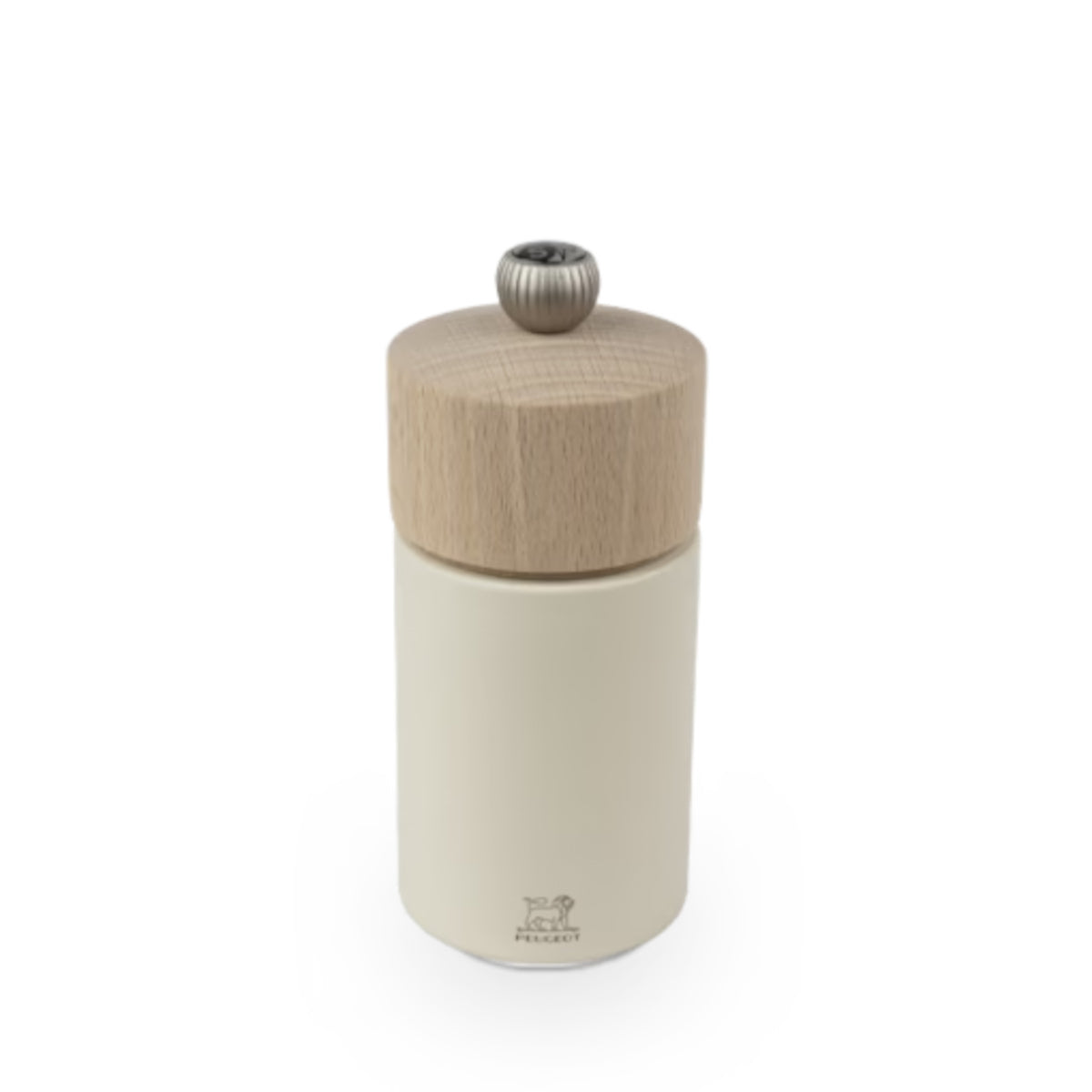 Peugot Boreal Manual Salt Mill, Feather White, 12 cm | Minimax