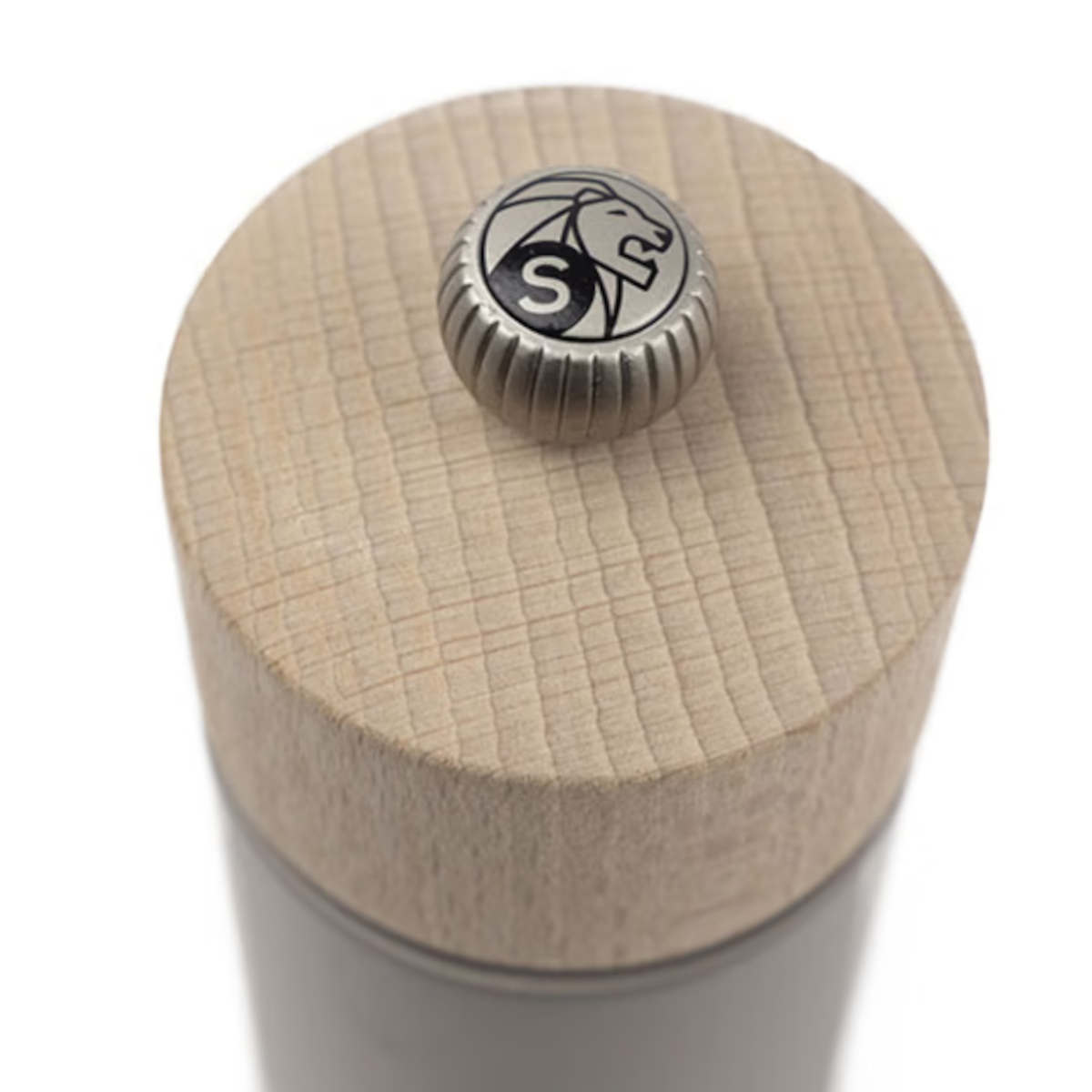 Peugeot Boreal Manual Salt Mill, Pebble Grey, 12 cm | Minimax