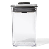 OXO POP 2.0 Steel Small Square Short Container 1L | Minimax