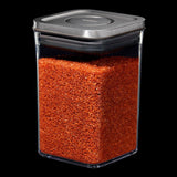 OXO POP 2.0 Steel Small Square Short Container 1L | Minimax