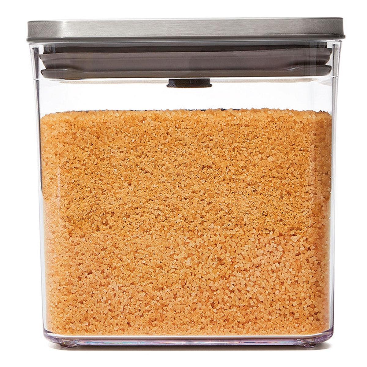 OXO POP 2.0 Steel Big Square Short Container 2.6L | Minimax