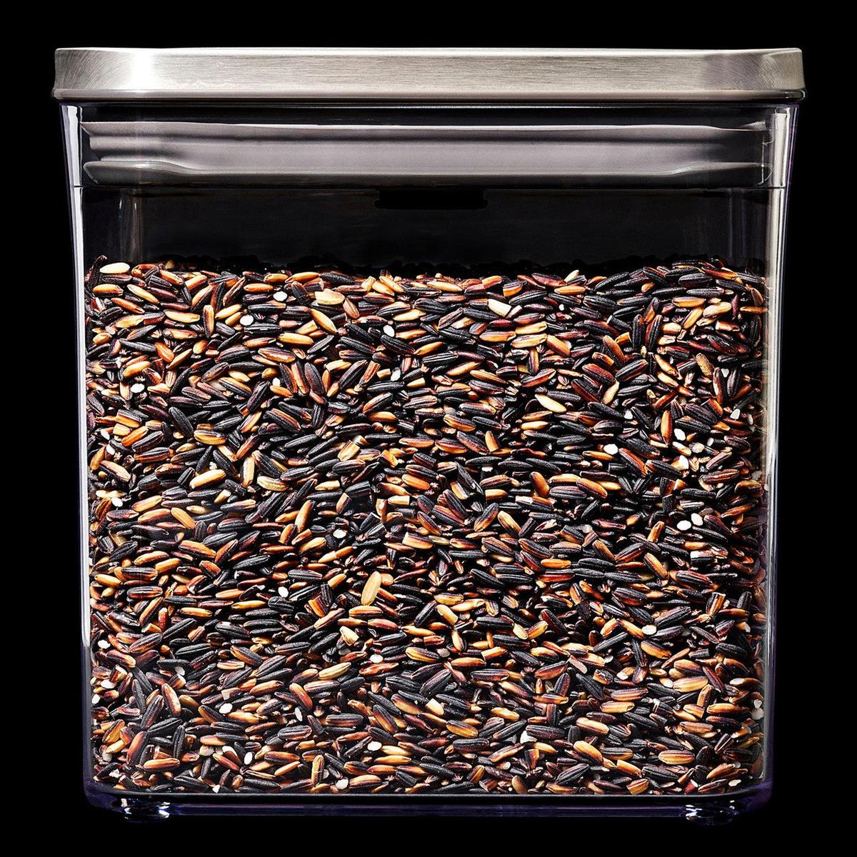 OXO POP 2.0 Steel Big Square Short Container 2.6L | Minimax