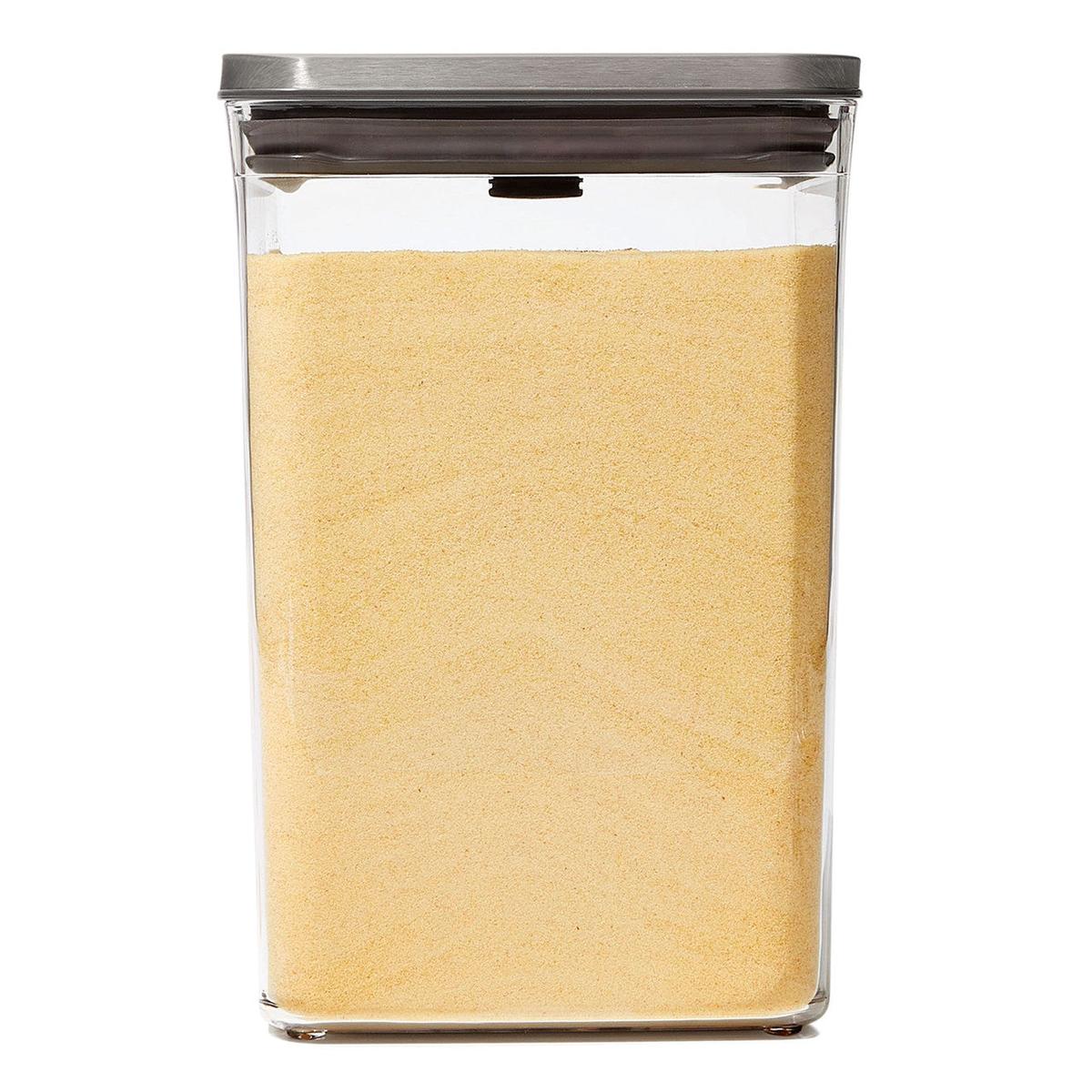 OXO POP 2.0 Steel Big Square Medium Container 4.2L | Minimax