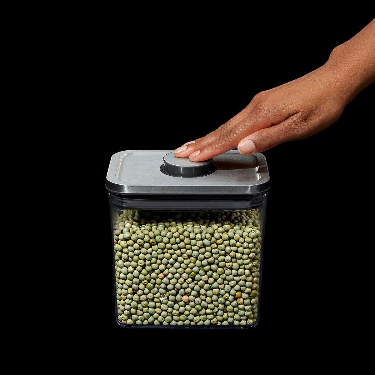 OXO POP 2.0 Steel Rectangle Medium Container 2.6L | Minimax