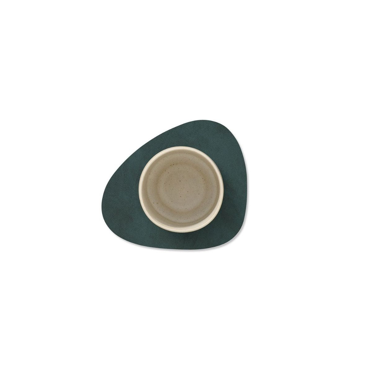Lind DNA Curve Coaster Dark Green 11 × 13cm