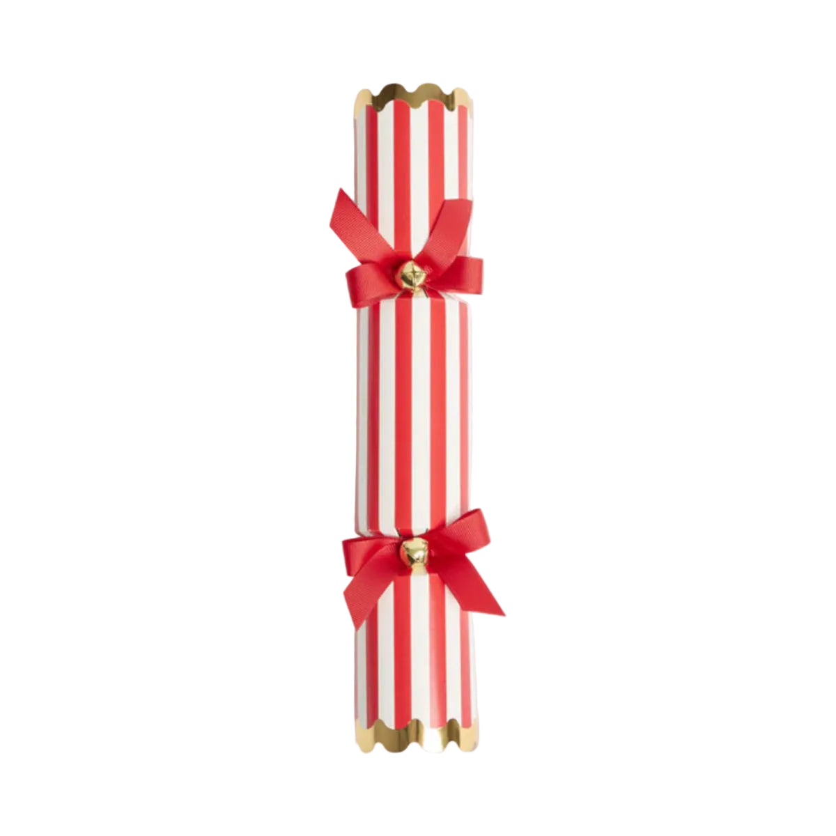 Vixen & Velvet Candy Cane Stripe Cracker  Red/White Set of 6 | Minimax