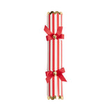 Vixen & Velvet Candy Cane Stripe Cracker  Red/White Set of 6 | Minimax