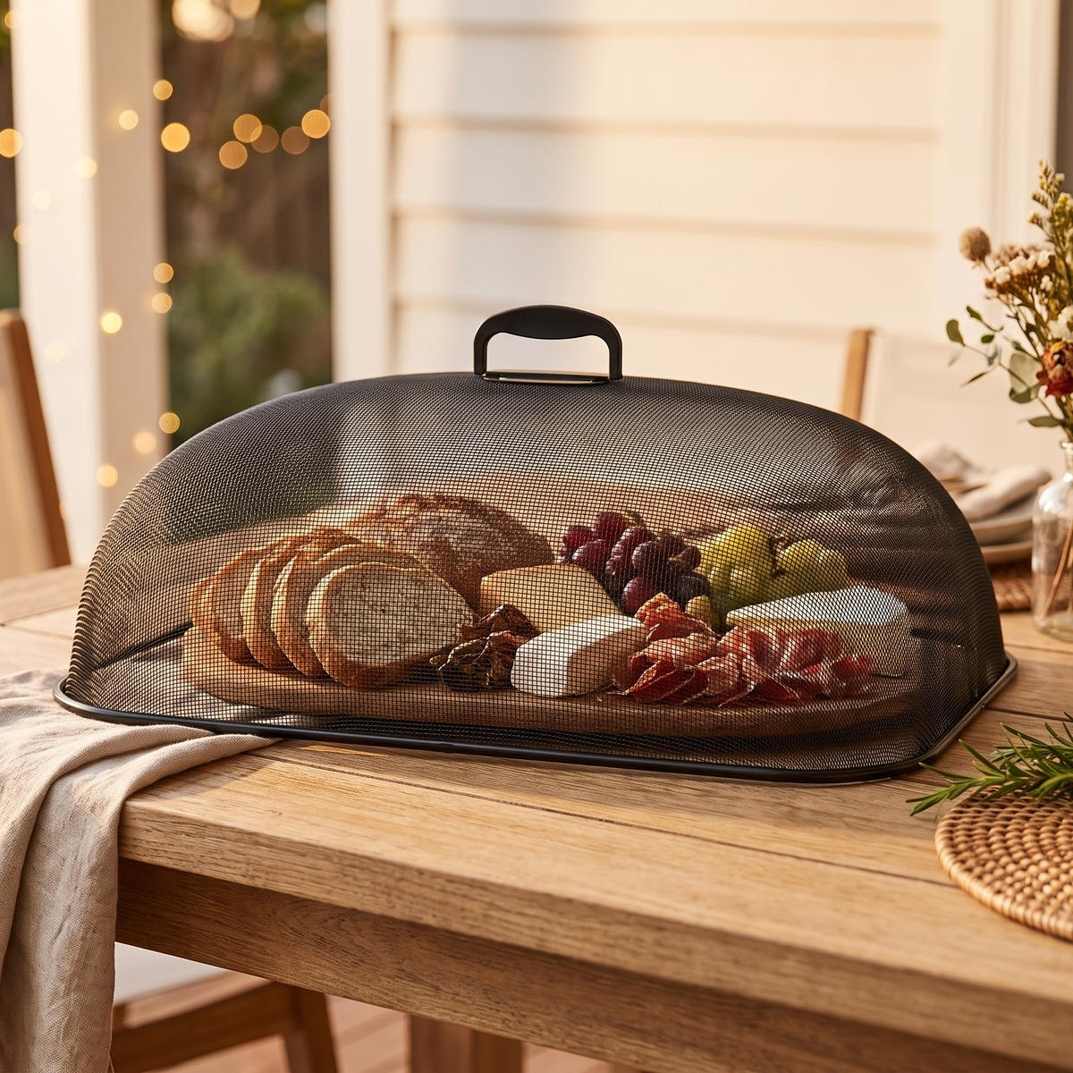 Davis & Waddell Maverick Flinders Food Cover Black 47cm
