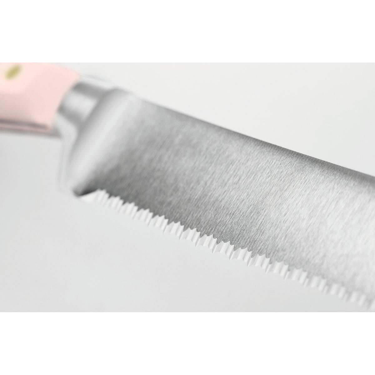 Wusthof Classic Colour Pink Himalayan Salt Serrated Utility Knife 14cm