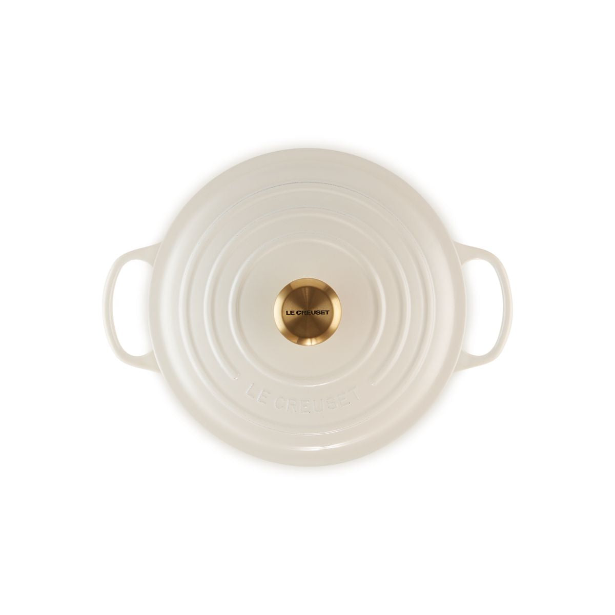 Le Creuset Signature Round Casserole Crème 26cm | Minimax