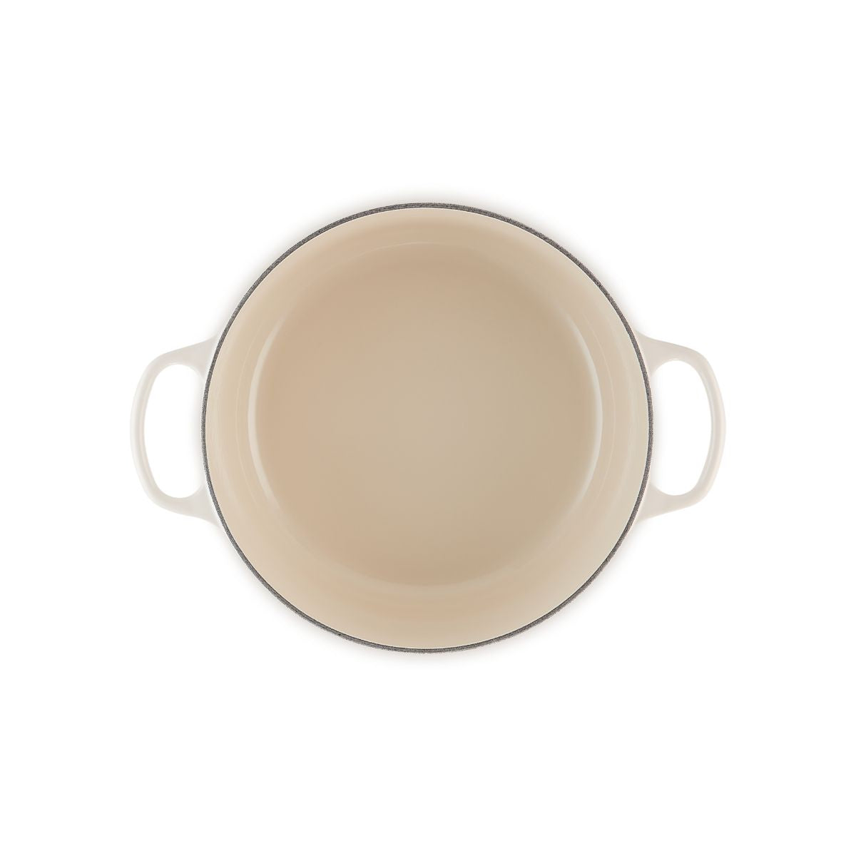 Le Creuset Signature Round Casserole Creme 28cm | Minimax